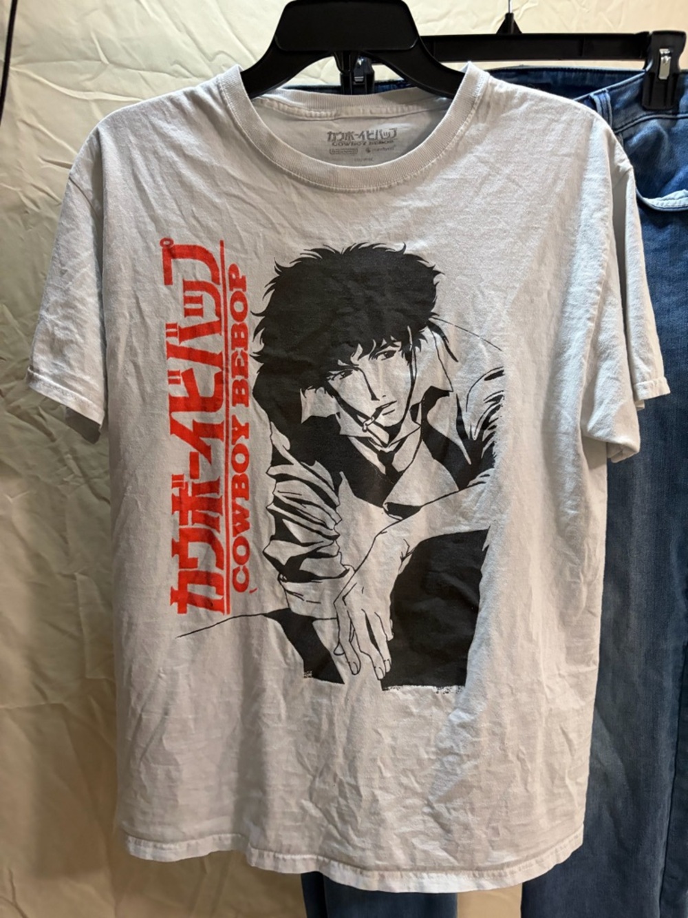 Hot Topic White Cowboy Bebop Tee